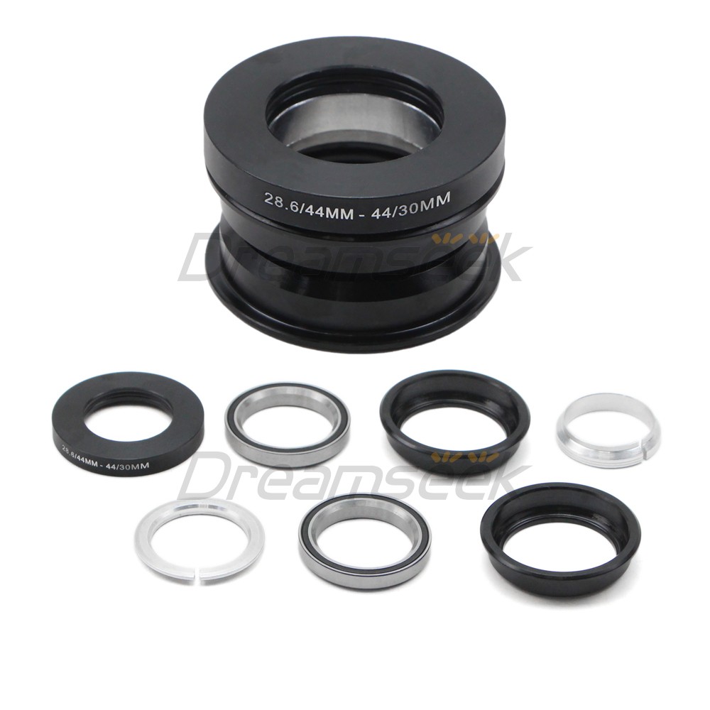 Bicycle Headset Bike Threadless External Bearing Fork Stem Steerer Cap Folding
