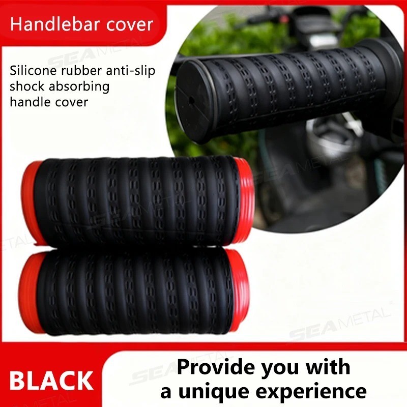 Motorcycle Silicone Handlebar Cover Universal Self Shrinking Non-Slip Motorcycle