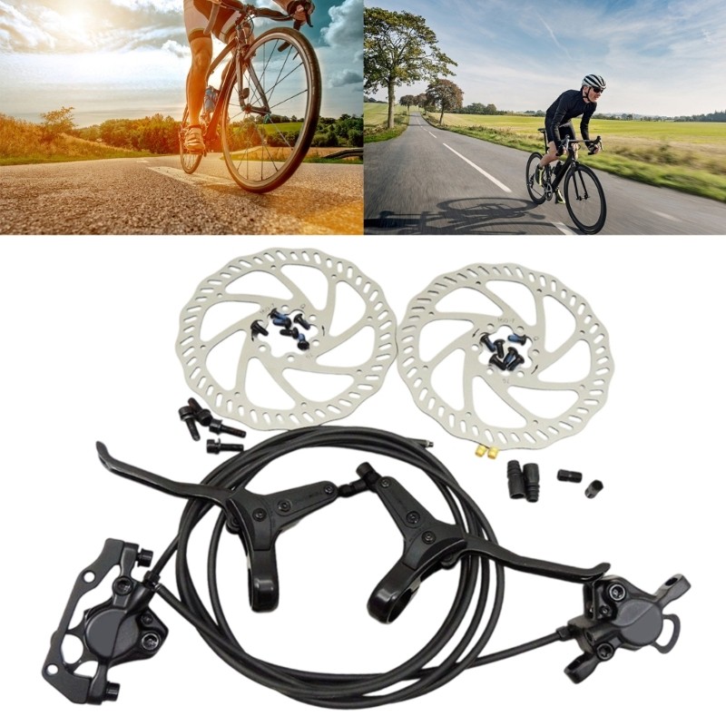 Durability Alloys Bike Hydraulic Brakes Front Rear Disc Set General Mtbs Road