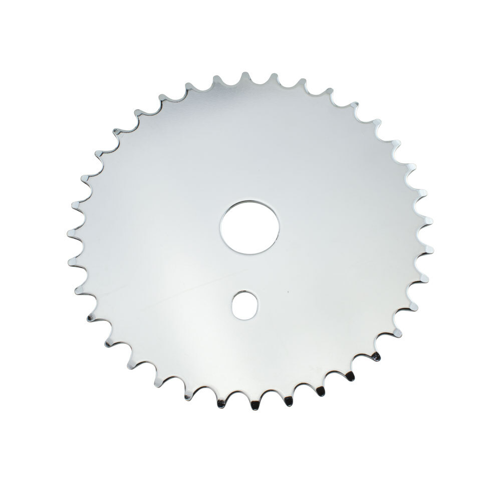 Bicycle Chainring Sprocket JS-67 36Teeth Chrome Beach Cruiser BMX Bike Solid