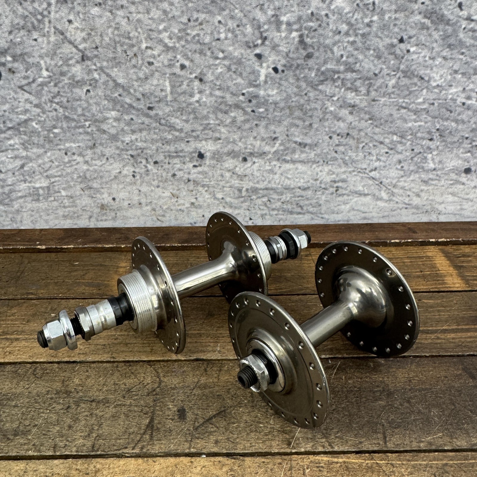 Vintage Specialized Hub Set 40H 140 mm NOS Tandem QR Sealed Bearing High Flange
