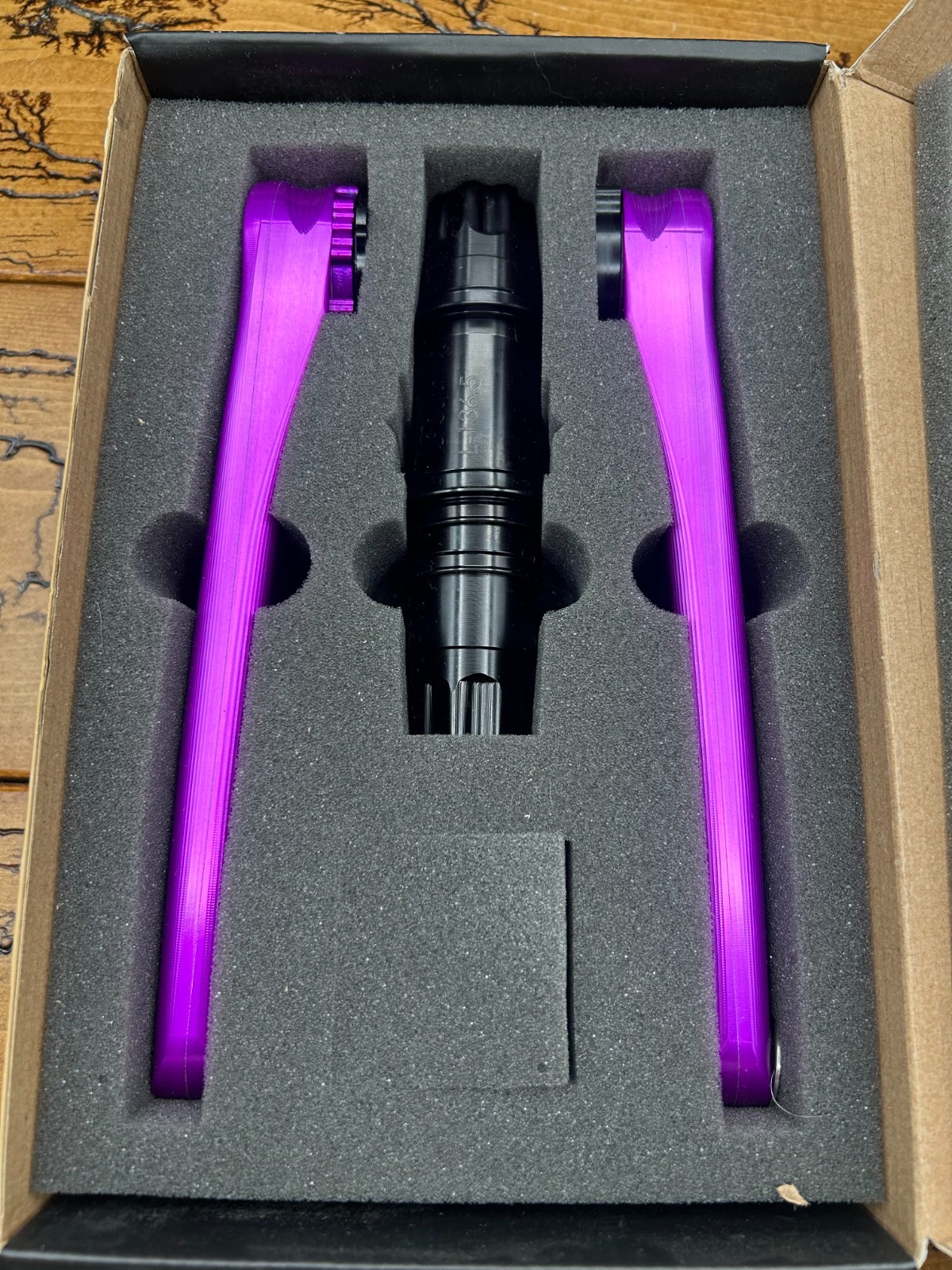 Garbaruk XC Violet / Blue 175mm 34 Tooth Crankset New