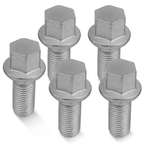 M14 x 1.5 mm Wheel Lug Bolts Nuts for Mercedes Benz 2003-2018 A B C E 5PCS