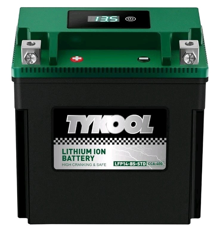 LFP14 12V Lithium Battery Replaces YTX14-BS 400CCA 8AH Fit BMW R12000GS, V-Strom