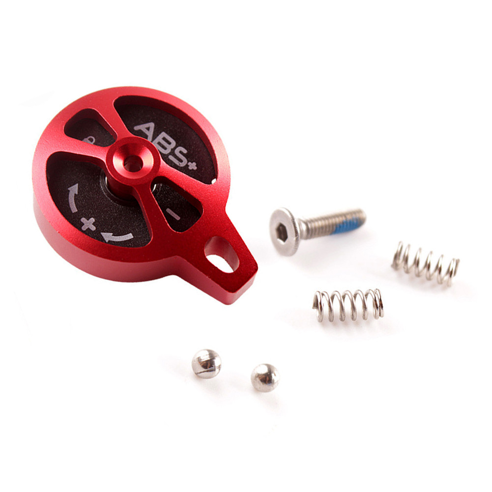 For Mountain Bike Shoulder Lock Switch Aluminum 5x5x3cm Red Black Blue
