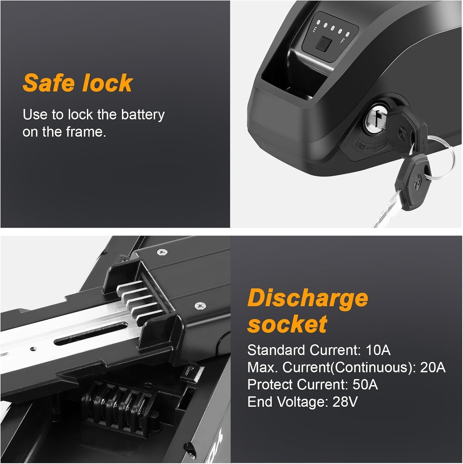 NEW Jasion Electric Bike Battery 36V 13Ah for EB5 Ebike Battery Replacement 36V