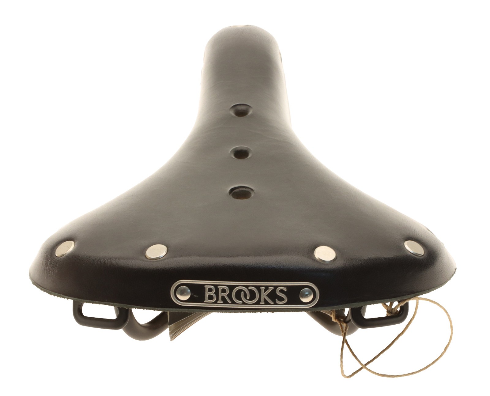 Brooks B17 Short Saddle Steel Rails Hard Leather Cover Black NEW NOS