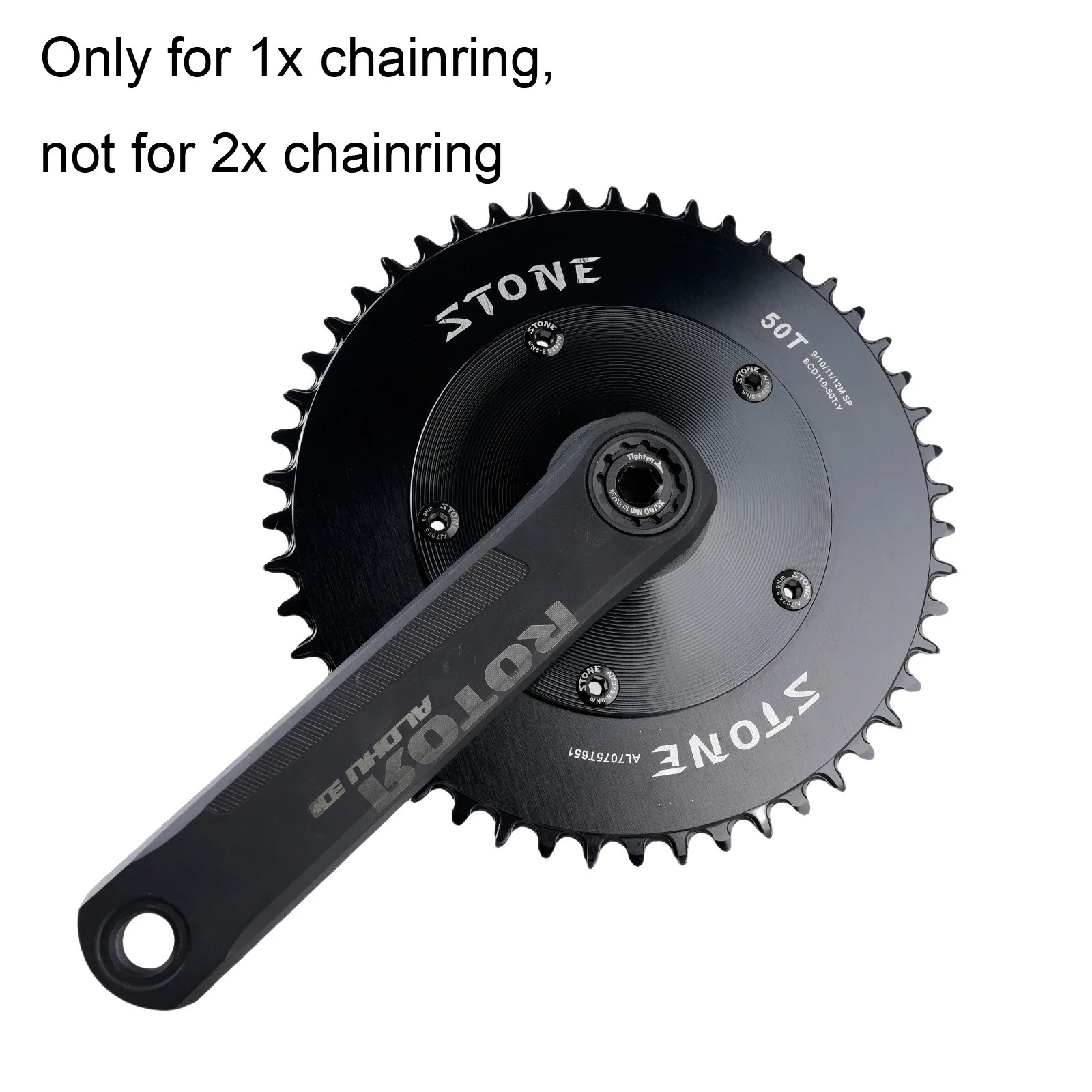 STONE Bike Chainring Spider 110bcd 3 Bolt for XXE Aldhu for Sram Rotor Easton
