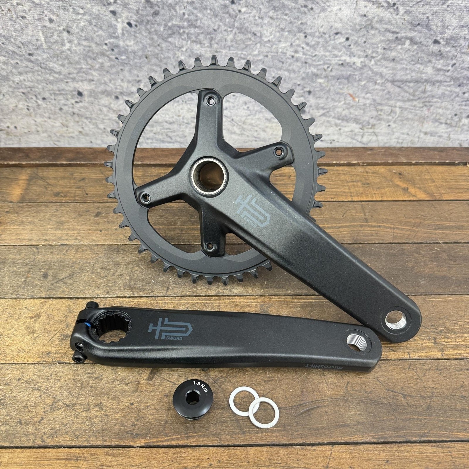 MicroSHIFT Sword Crankset FC-G7000-4270 170mm 42T 1×10 110 BCD 24mm Road