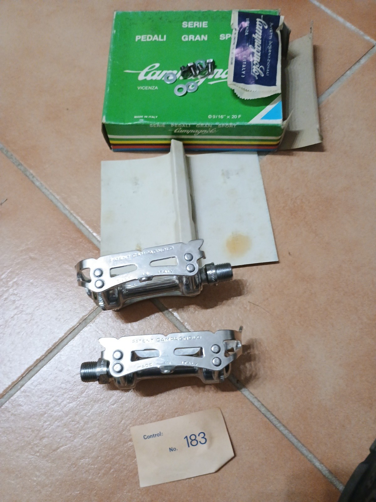 Nos Nib Vintage Campagnolo NGS Pedals New Gran Sport New X Colnago Pedals