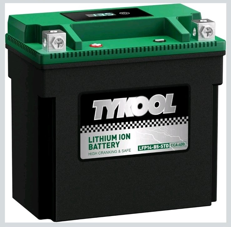 LFP14 12V Lithium Battery Replaces YTX14-BS 400CCA 8AH Fit BMW R12000GS, V-Strom