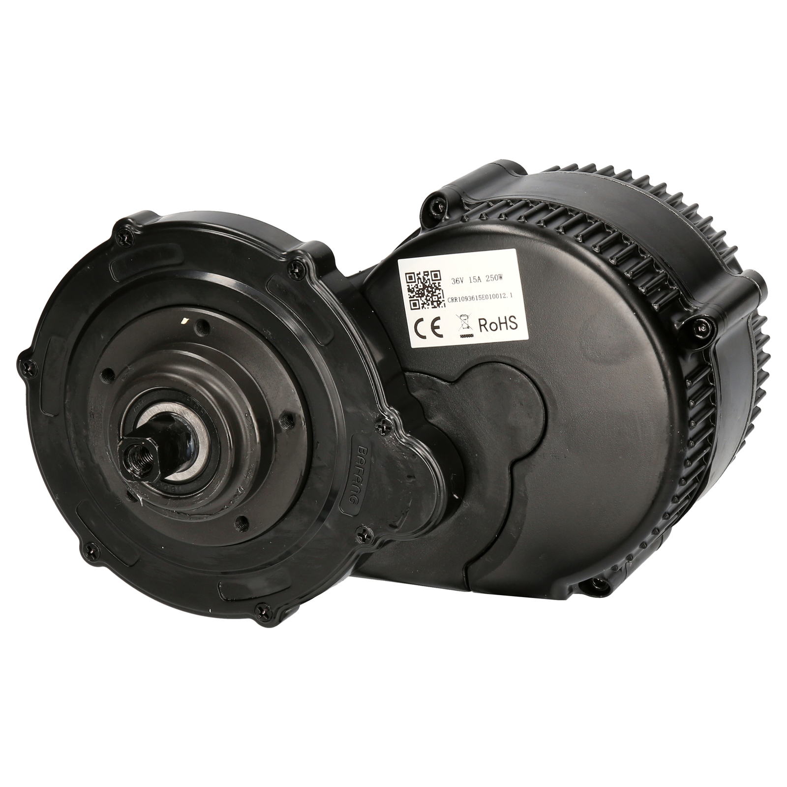 Bafang | BBS01 G340 Mittelmotor ohne Zubehör, 36V 48V 250W 350W, Schwarz