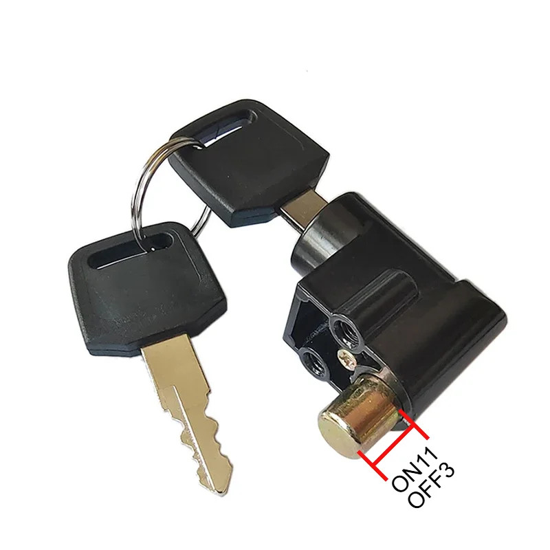 CHTNBO Electric Bicycle E-Bike Electric Vehicle Battery Box Lock Front Lock Big