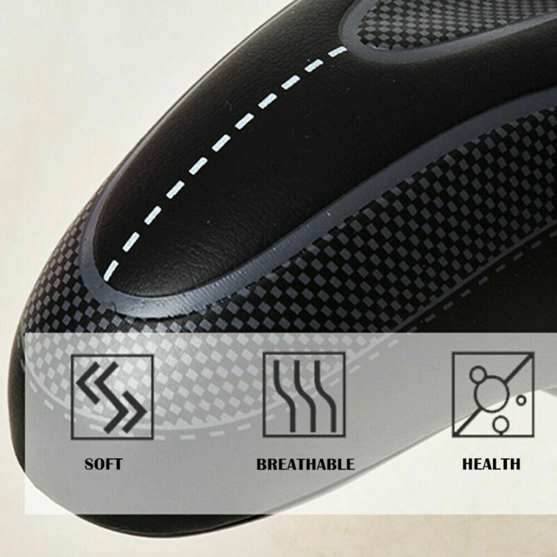 Comfort Extra Wide Big Bum Bike Bicycle Seat Saddle Gel Soft Pad Sporty Cycling