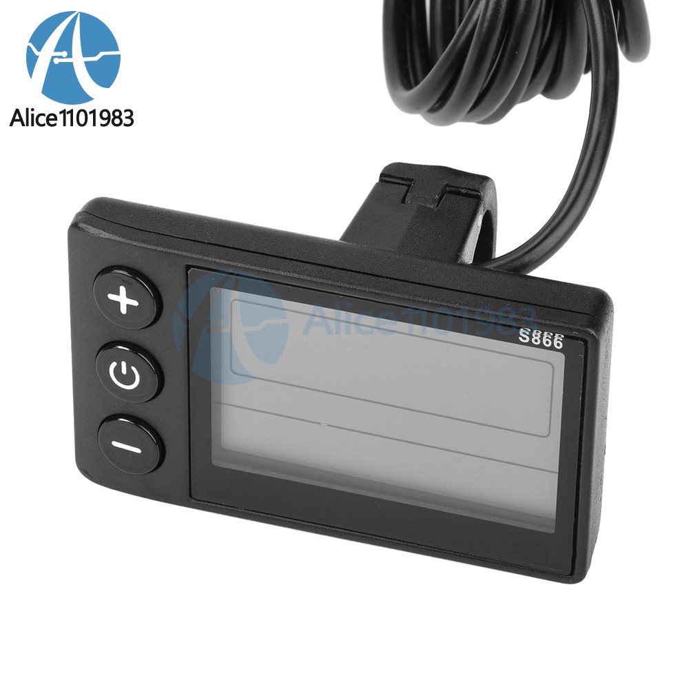 36V 48V 64V 40A 30A 20A Brushless Motor Controller E-Bike S866 LCD Display Meter
