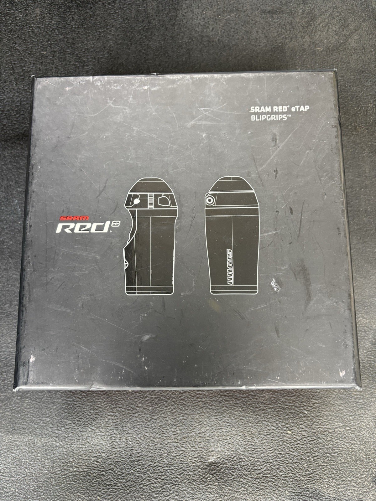 SRAM Red eTap Electronic Blip Grip Aero Pair Black (BLIPS NOT INCLUDED)