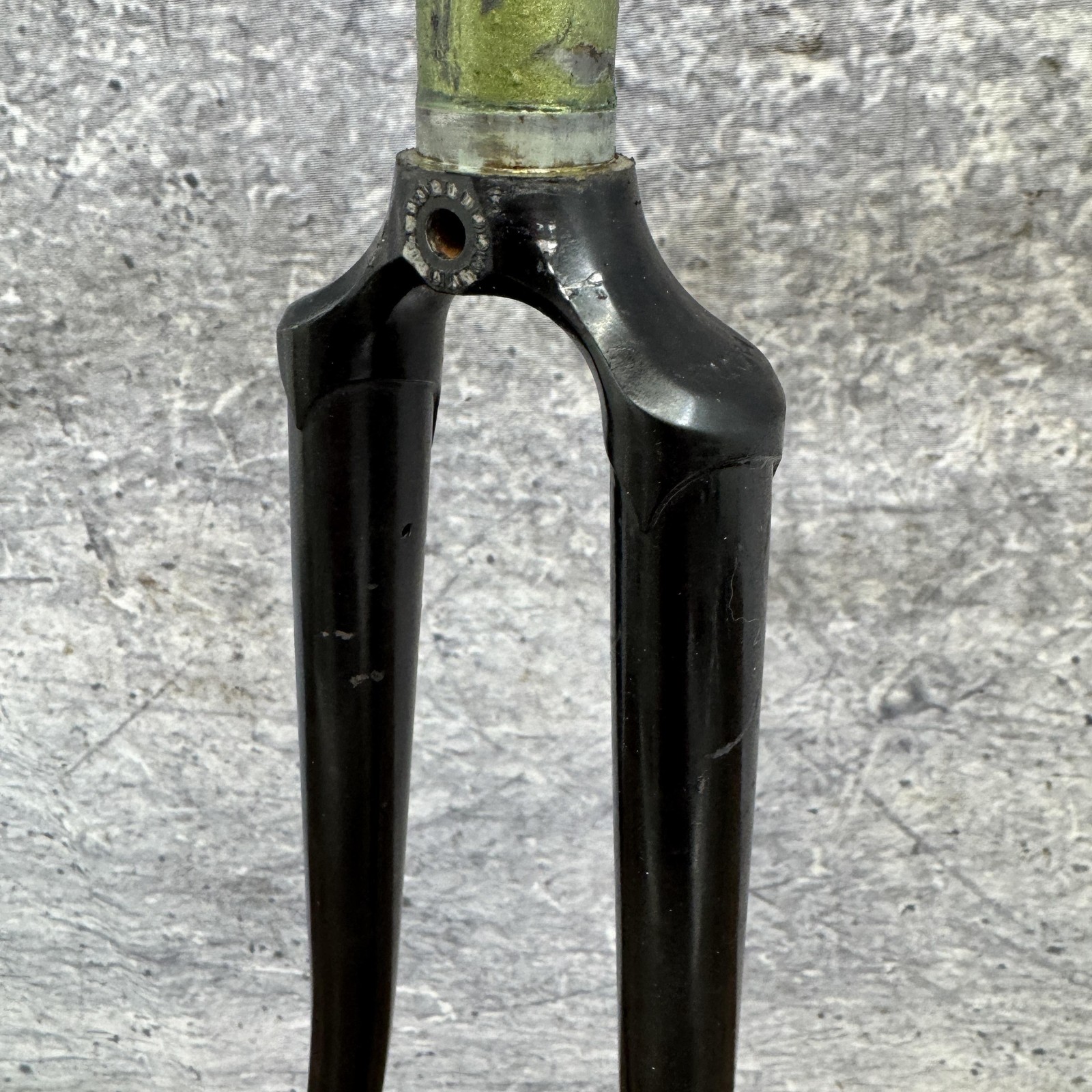 Vintage Puch Road Fork 1 In Threaded 700s Stamped Aero Crown Gipiemme Dropouts