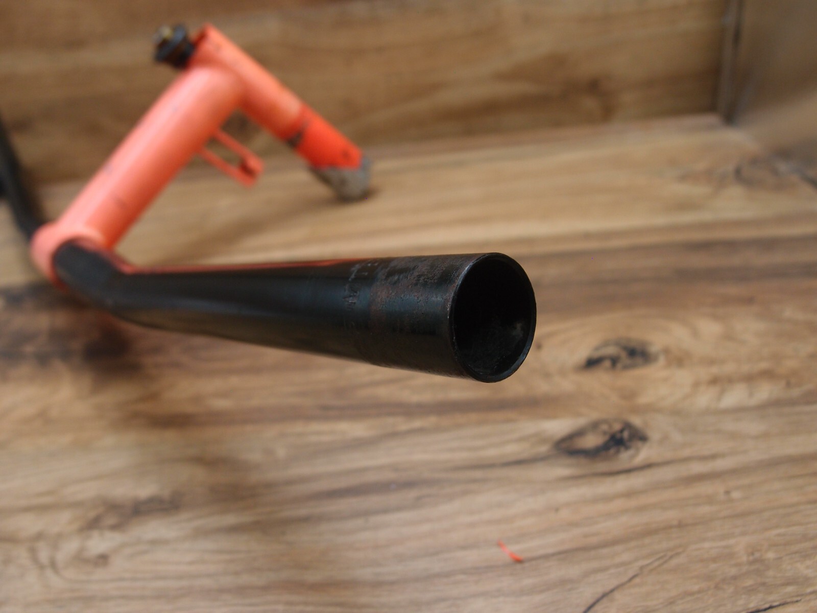 1989 MTB steel quill stem Ritchey Force by nL 25.4 mm + steel flat bar by nL