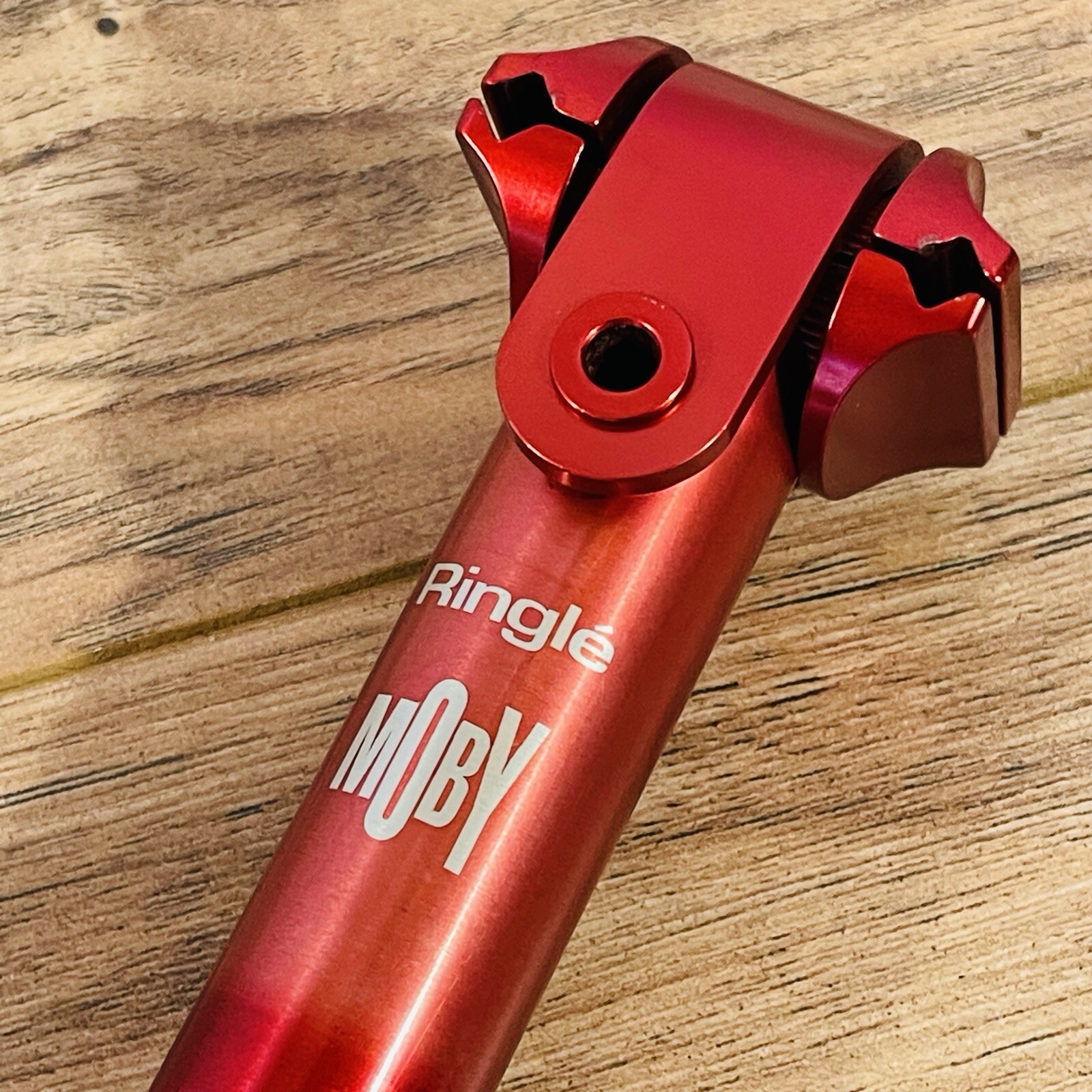 Vintage Ringle Moby Seatpost 27.2 330 Red Faded