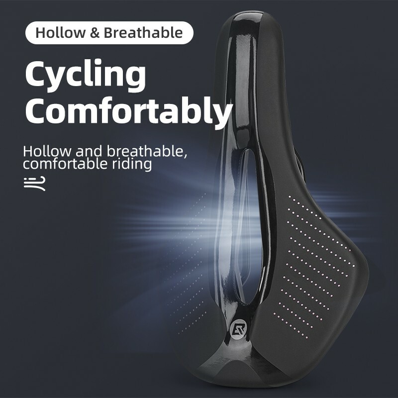 ROCKBROS Bike Seat Pick Cushion Bicycle Saddle Breathable Racing Cycling Comfort