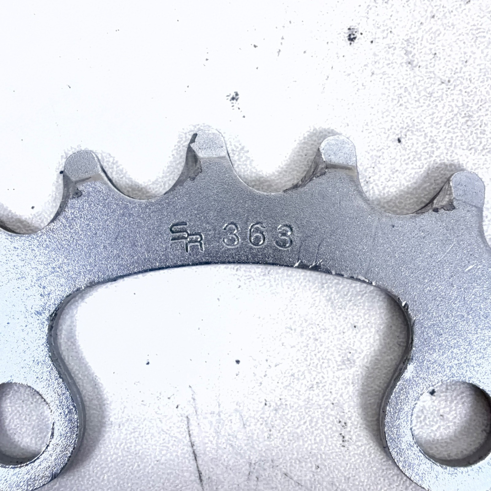 Sakae Japan SR-363 Vintage 28 Tooth Steel Chainring 74mm BCD Silver