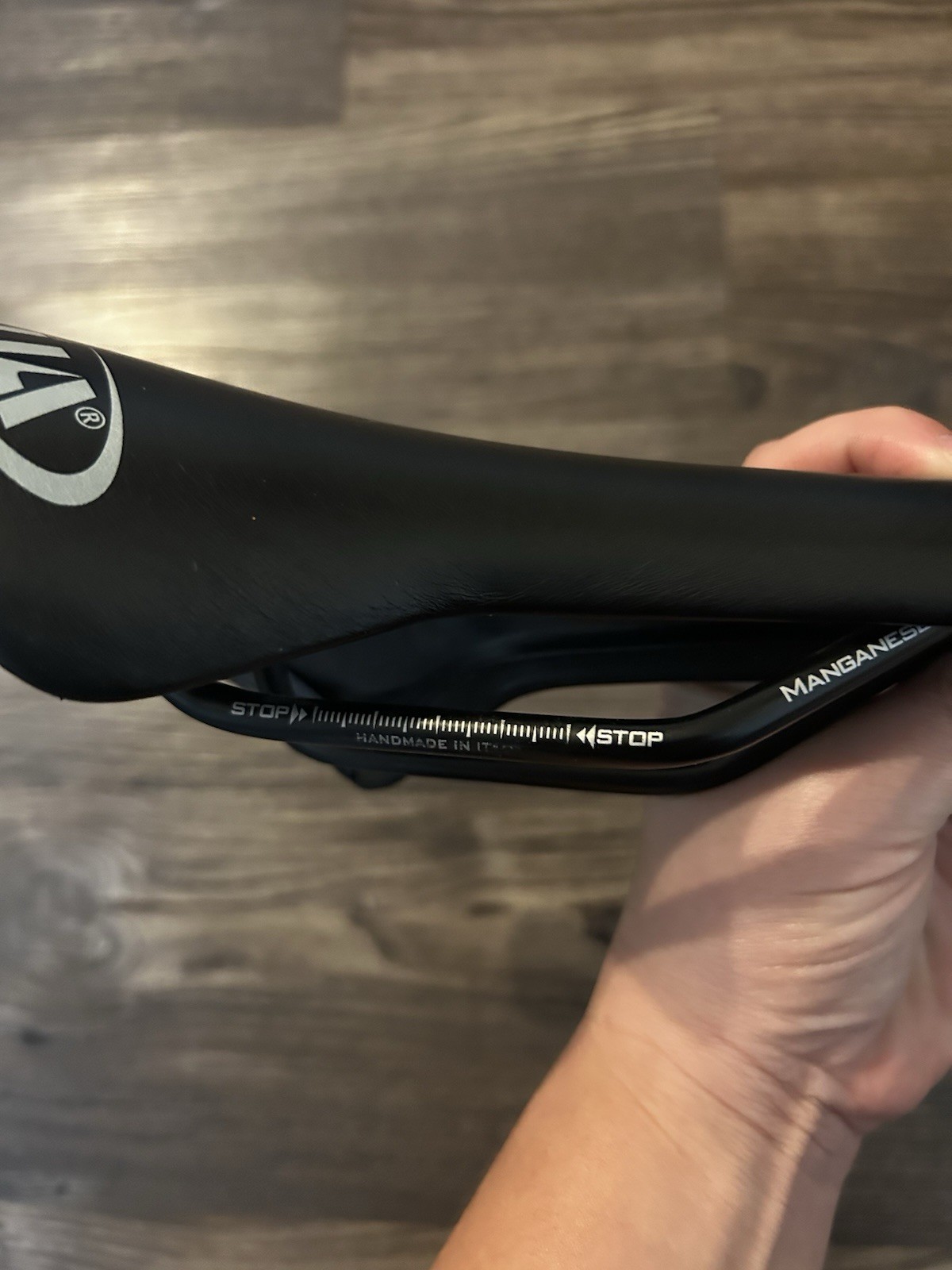 Italia Selle Turbomatic Road Bike Saddle Made In Italy Manganese EUC