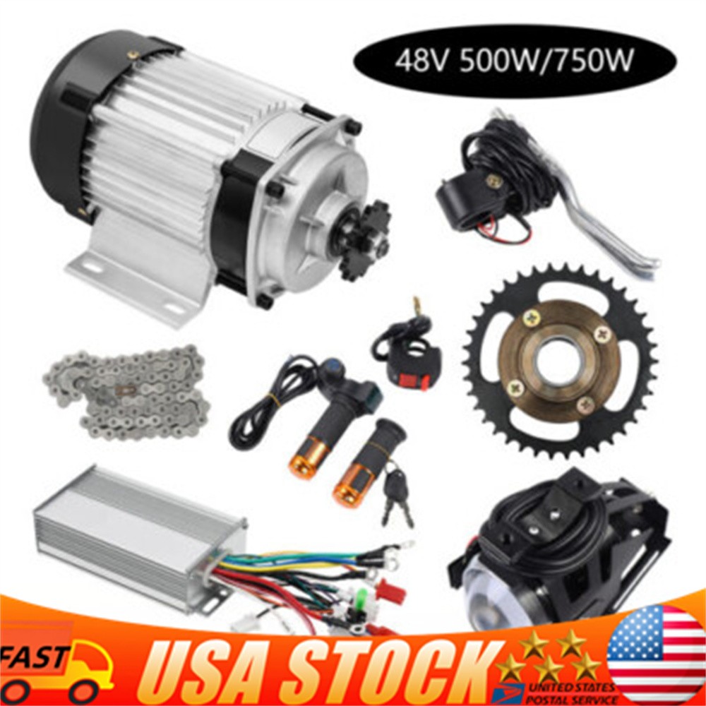 750W DIY Motor Kit with Motor Controller Electric Tricycle Conversion Set