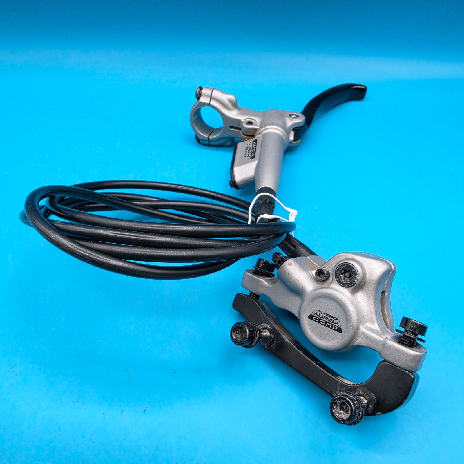 Tektro Auriga Comp Hydraulic Disc Brakeset Working Bled VGC MTB Brakes g20