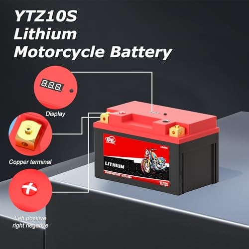 Lithium 12V 4AH 400CCA Motorcycle Battery Powersport Battery for YTZ10S-BS