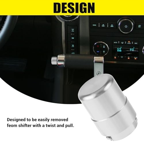 Transmission Shifter Button Knob Gear Shift Handle Button for Hummer H2 Silver