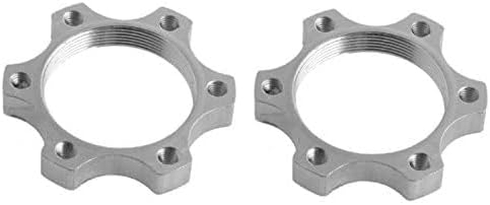 Bicycle Bike Freewheel Threaded Hubs Disk Disc Brake Rotor 6 Bolt Flange Adapter