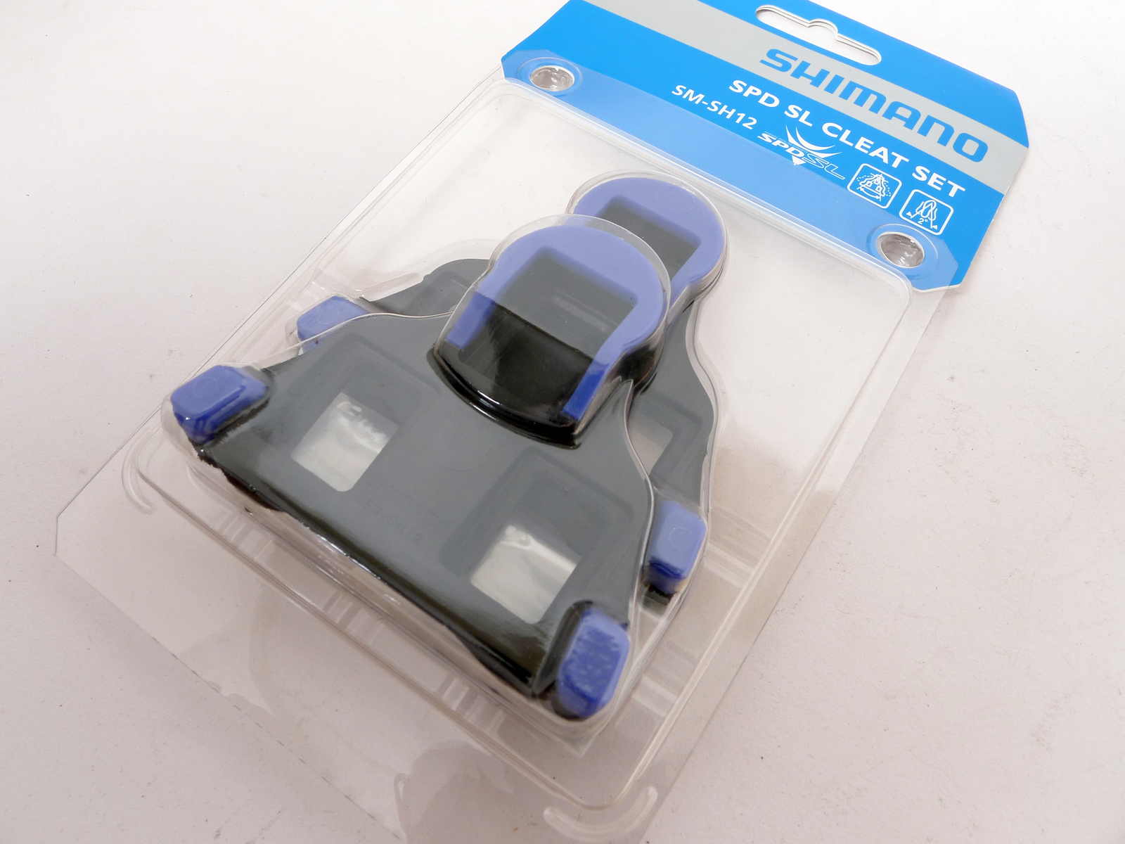 1Pair Shimano SM-SH12 Cleat Set 2 Degrees Float SPD-SL Road Bike Pedal Cleats US