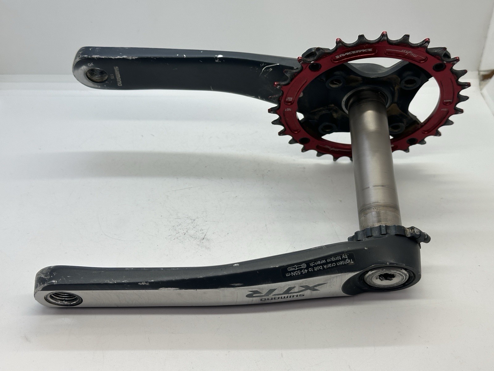 Shimano XTR FC-M970 Crankset 175mm Race Face 30T NW Chainring MTB