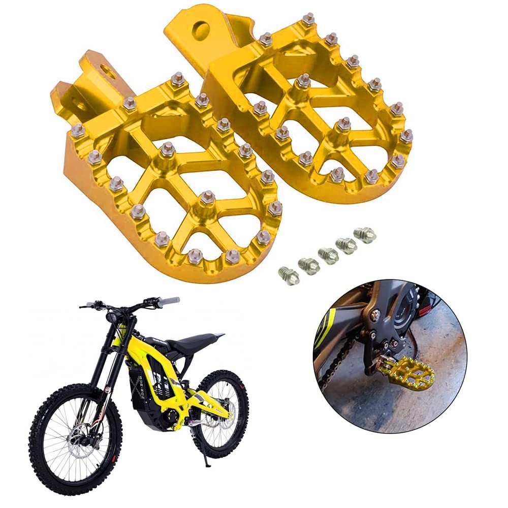 Dirt Bike Foot Pegs Motorcycle Footpegs Foot Pedals Rests CNC Footrests for