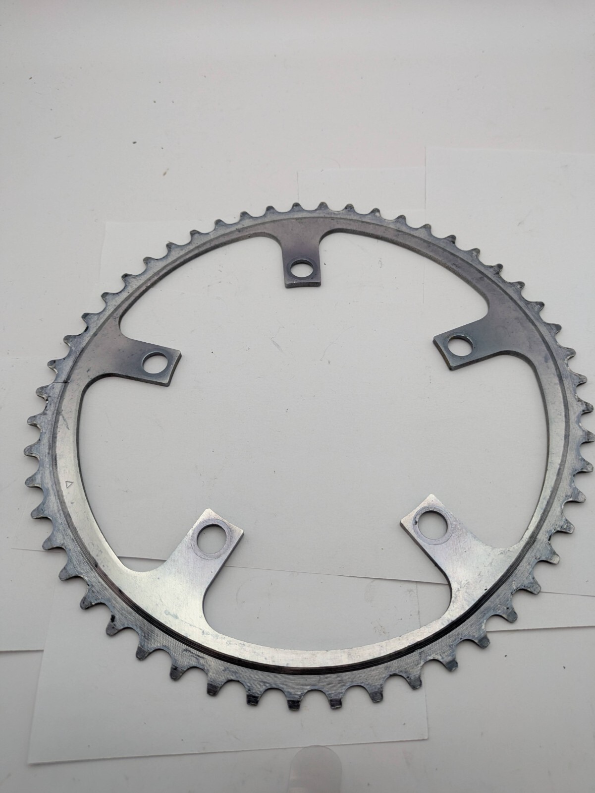 SR SAKAE 52 TOOTH 52T CHAINRING 130MM BCD SILVER 5-ARM ALUMINUM OVAL-TECH 214