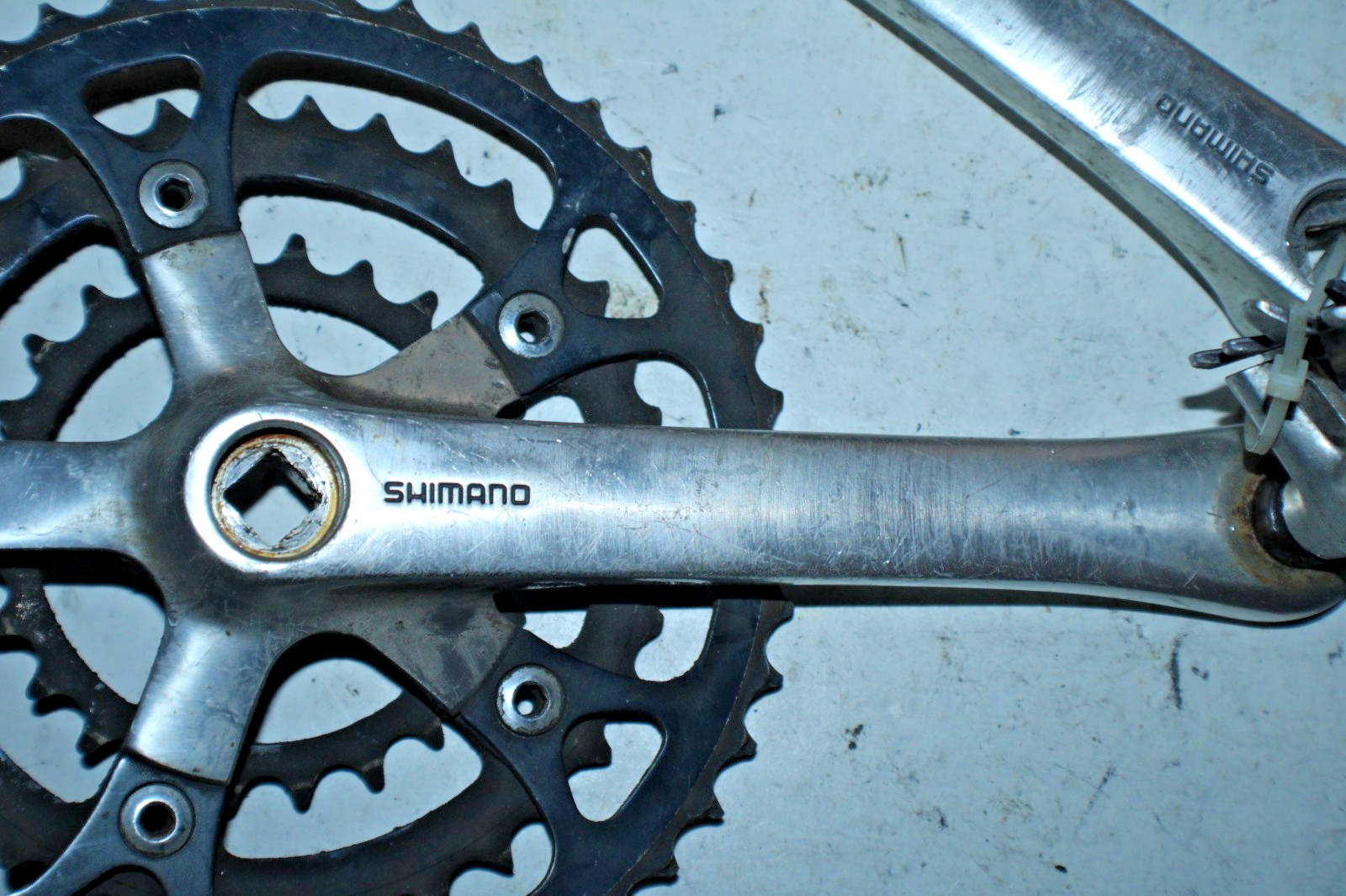 Shimano Triple Crankset Silver/Black FC-M730 175mm 46/36/24T BCD104/74 Ships USA