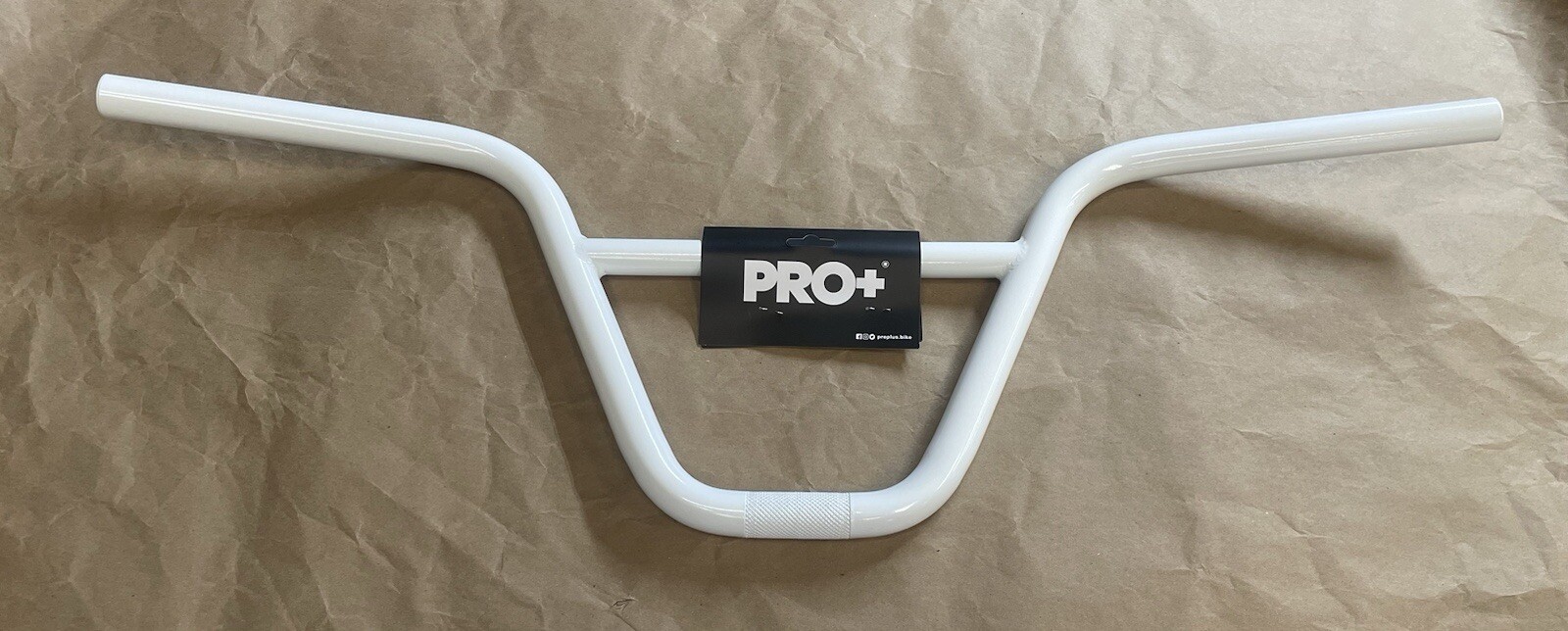 White BMX HandleBar Pro+ 22.2m