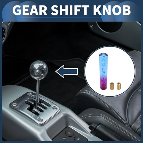 Round Crystal Shift Knob Universal for Automatic and Manual Vehicle Gear 20cm