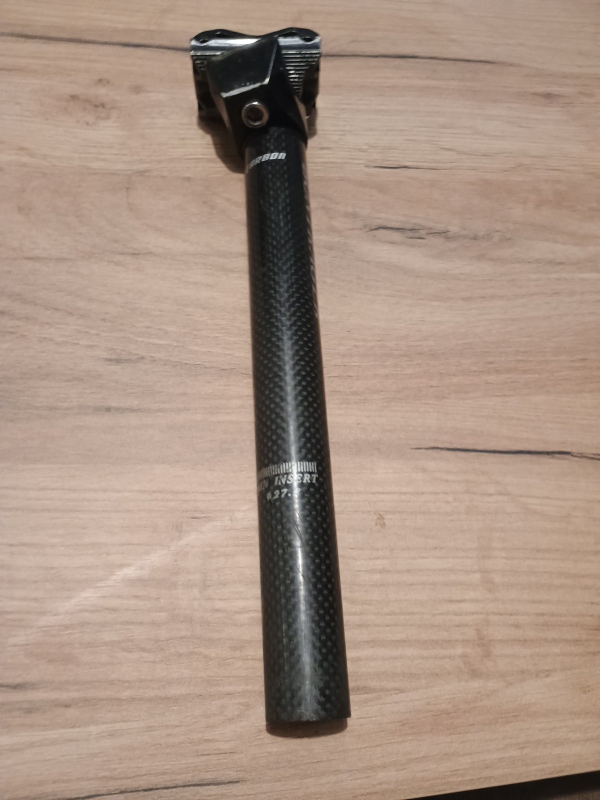 Nos Vintage Bontrager Carbon Seatpost 27.2 New Mint Black 225mm 209g Seatpost