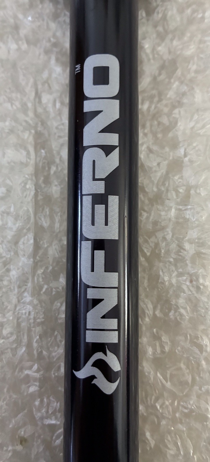 Inferno Pivotal Seat Post 22.2 Gloss Black Mini Junior bmx race Street bike