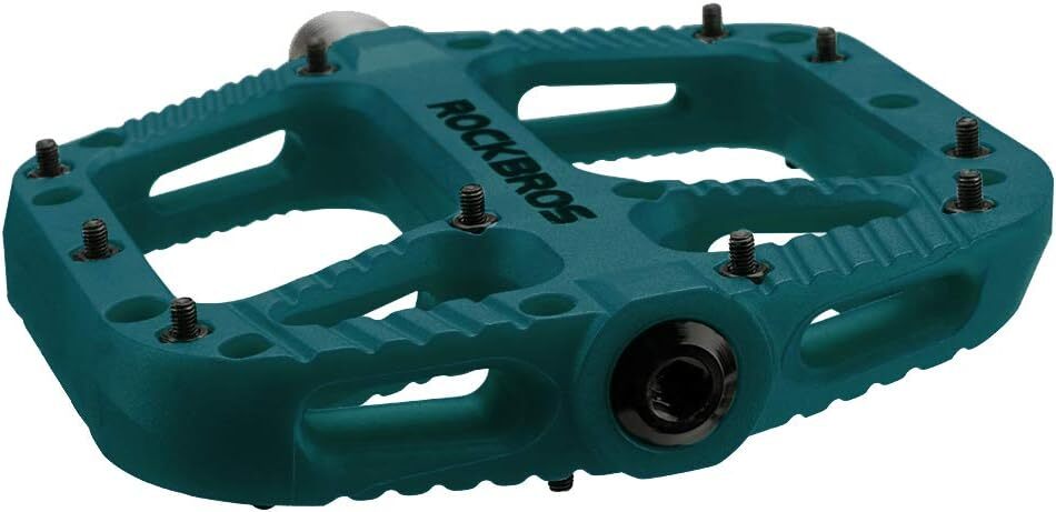 ROCKBROS Bicycle Nylon Pedals 9/16″ Lightweight Widen DU Bearing Cycling Pedals