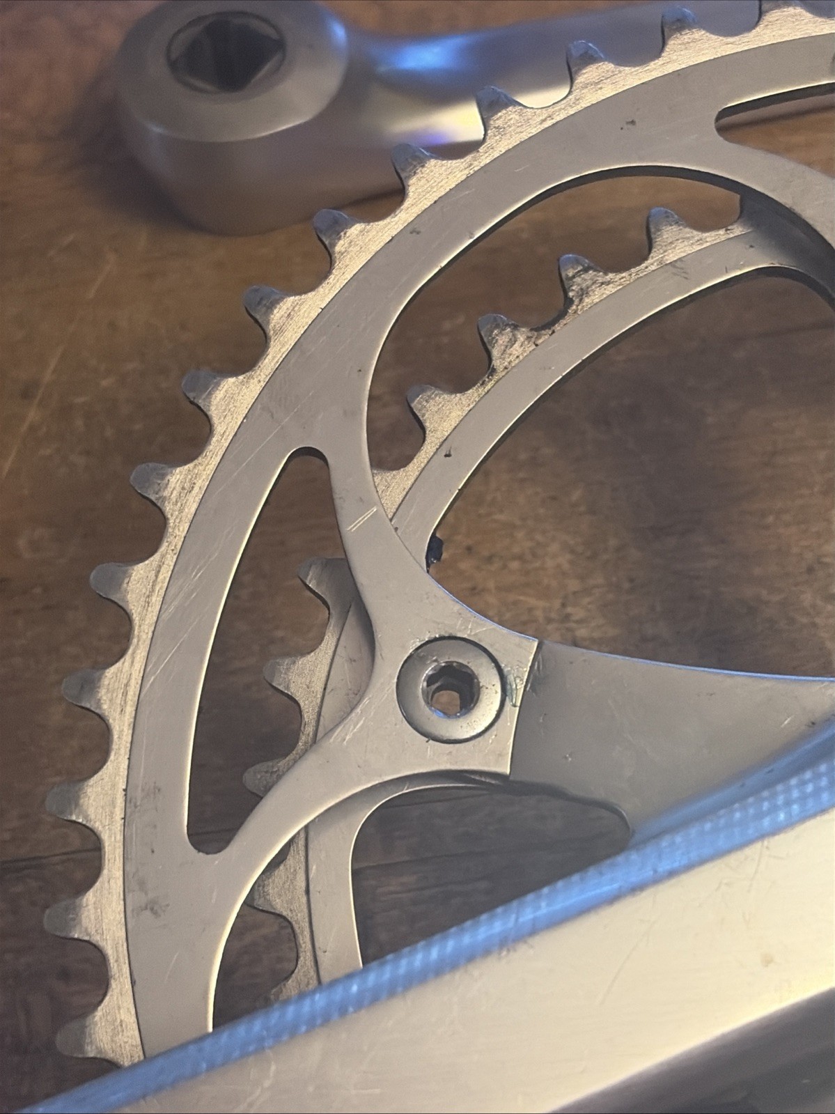 Vintage Shimano 600 Crank Set FC-6207 170 mm 130 BCD 52/42 T 70s 80s Road Bike
