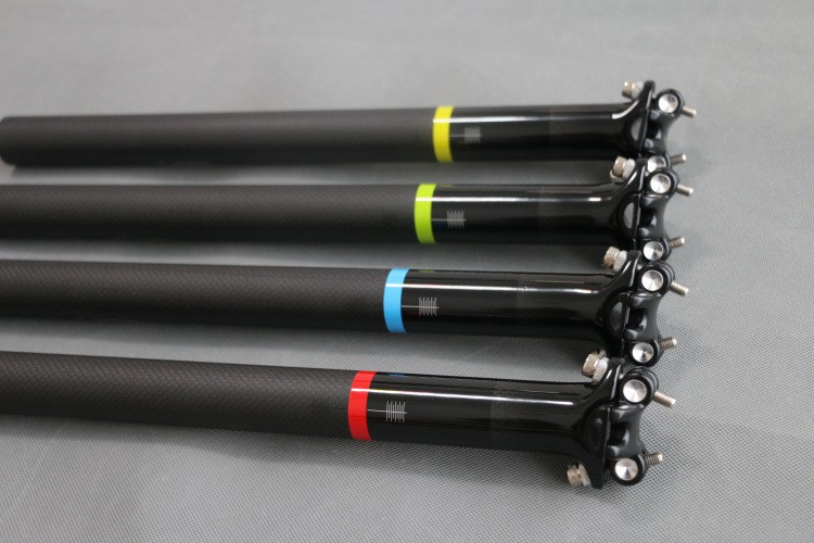 ASIACOM Carbon Fiber MTB Road Bike Ultralight Seat Post 25.4/27.2/30.8/31.6mm