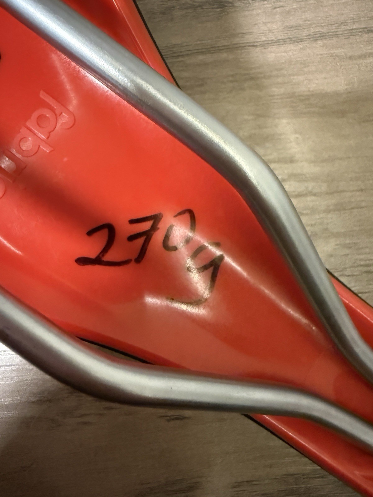 Fabric Scoop Race Radius Bicycle Saddle 142mm Black Red 270 Grams Mountain Bike
