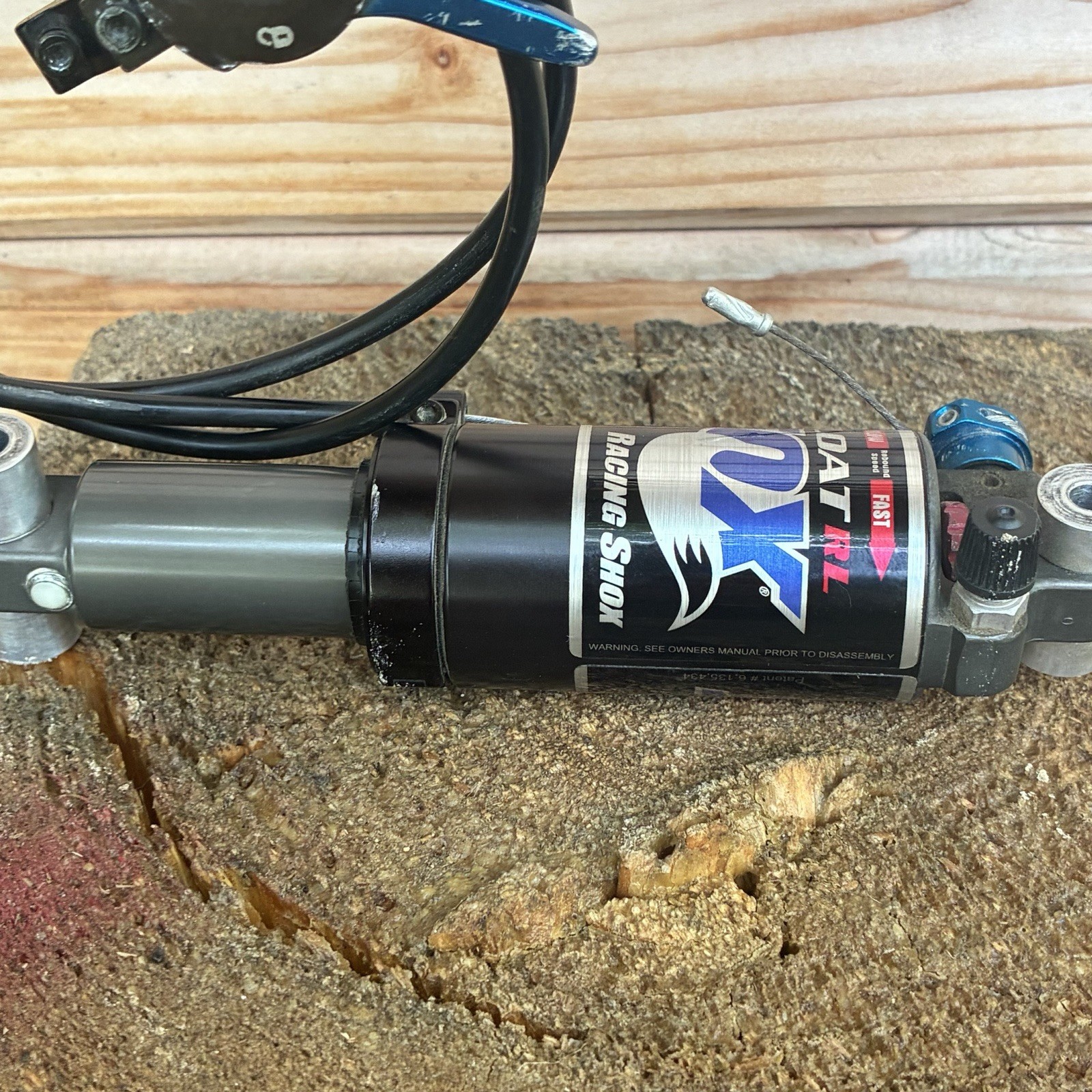 Fox Float RL Rear Shock 6.5” With Remote Lock Out lever Cable And Mounting Band