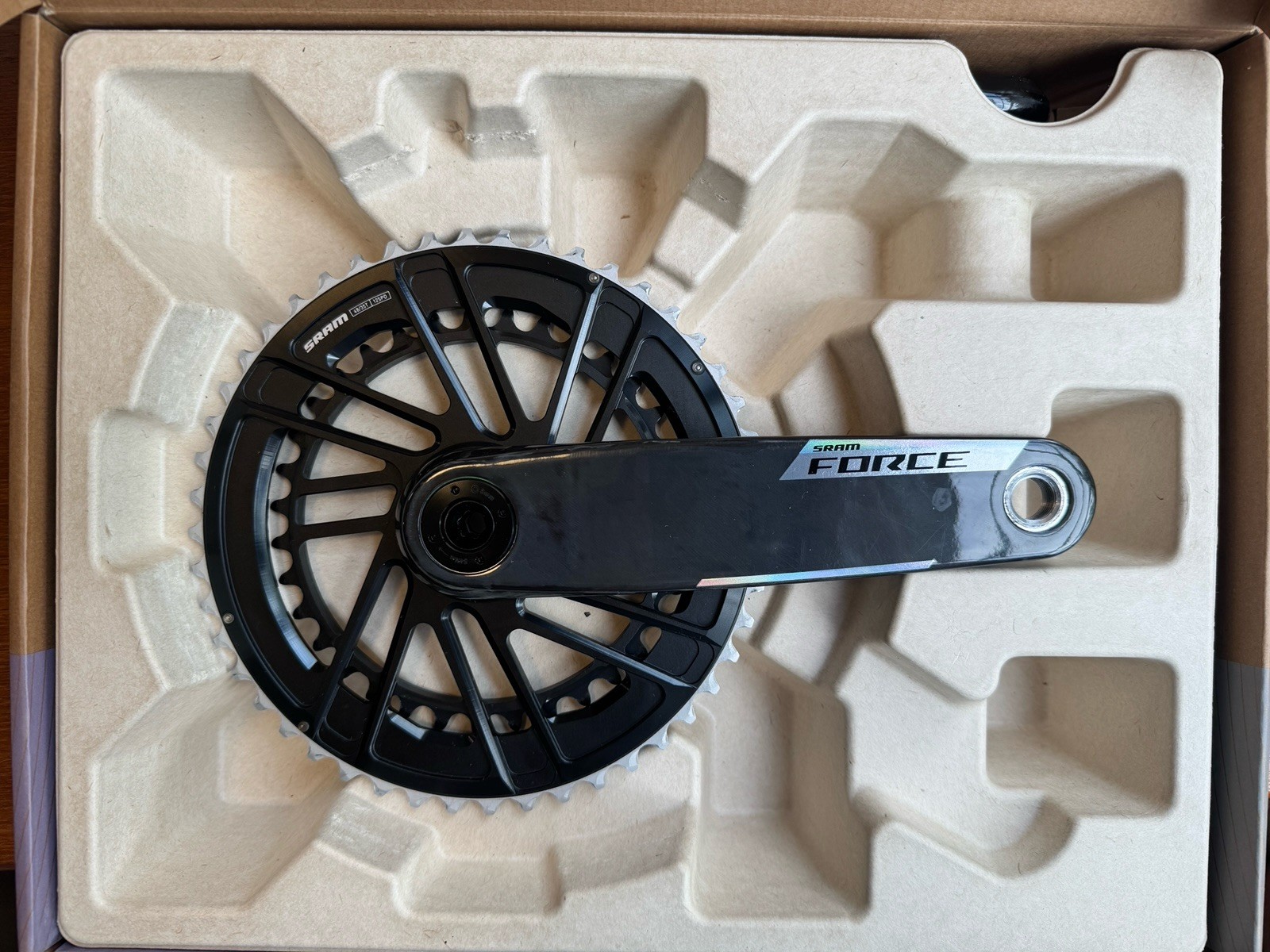 SRAM Force E1 DUB Crankset 175mm 48/35T Direct Mount Road Gravel