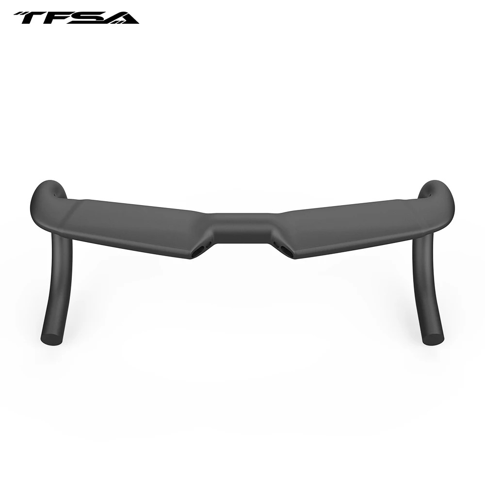 Carbon Road Bike Integrally Handlebars UD Surface Wind Breaking Bent Handle