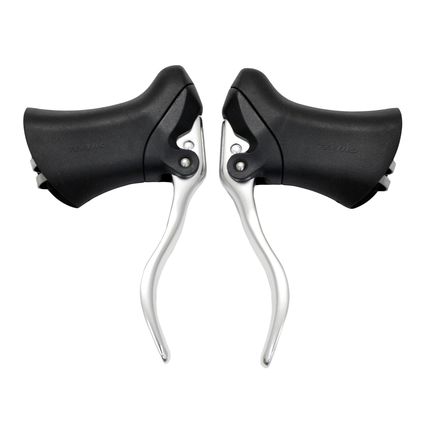 TEKTRO RL340 Brake Lever Set Road Bike 23.8mm & 24.2mm Rubber Hood Brake ,Silver