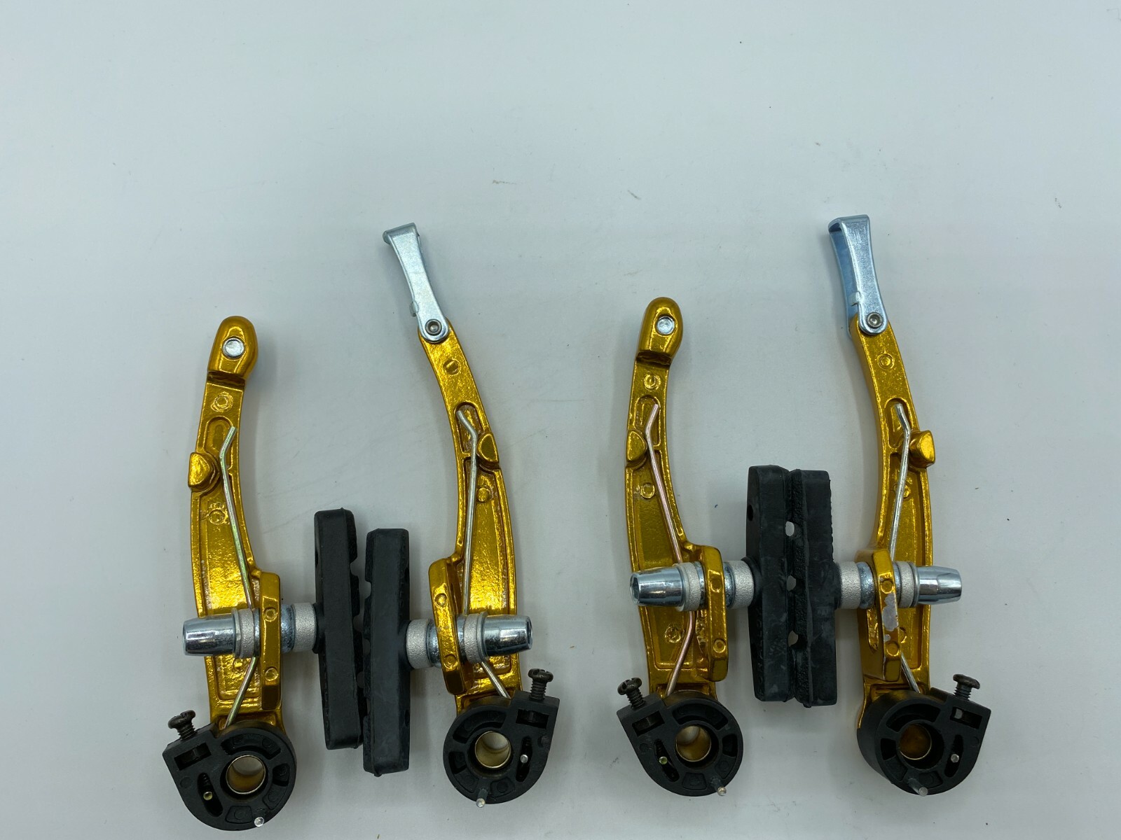 Aluminum V Brake Complete Set Mountain Bike Road Bike Front & Rear MTB BMX GOLD