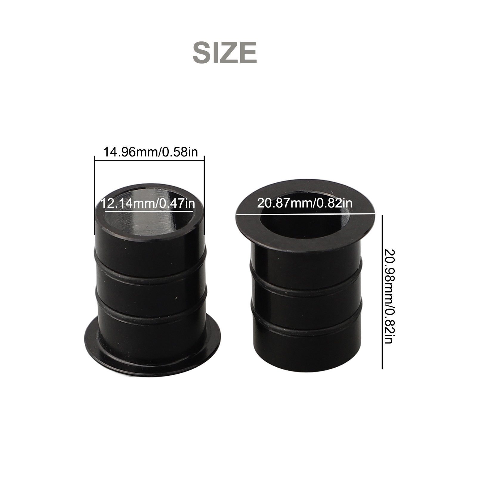 Tough and Reliable 15mm to 12mm Thru Axle Conversion Adapter for All Brand Hubs